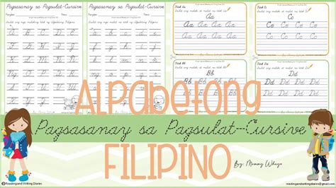 alpabetong filipino cursive|English Alphabet Letters and Makabagong Alpabetong Filipino.